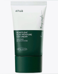 Успокаивающий солнцезащитный крем с хауттюйнией Anua Heartleaf Silky Moisture Sun Cream SPF50+PA++++